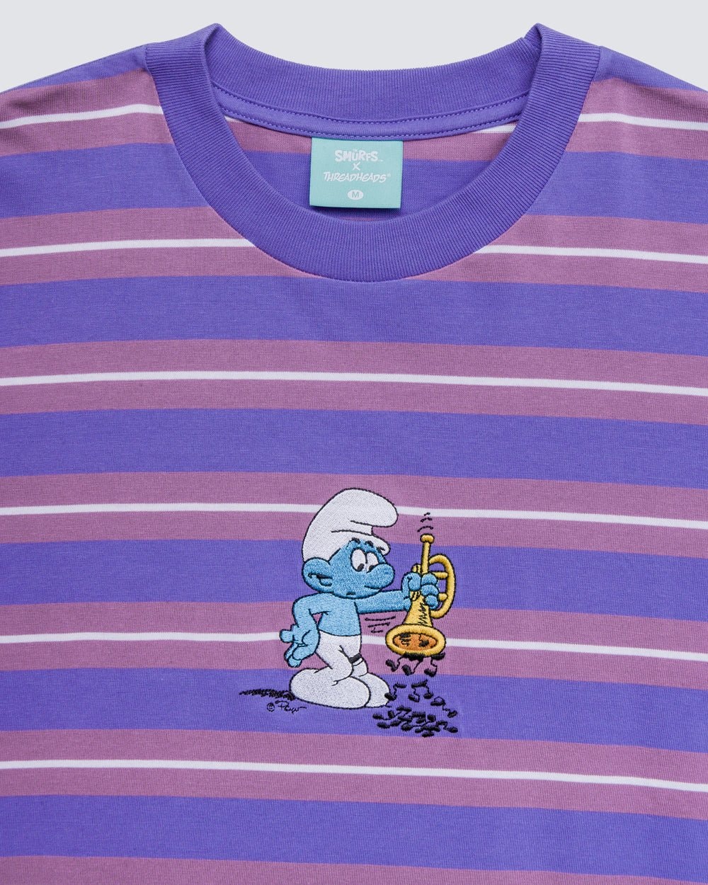 Smurfs Flat Note Oversized Graphic Tee - Unisex 100% Combed Cotton 250 GSM