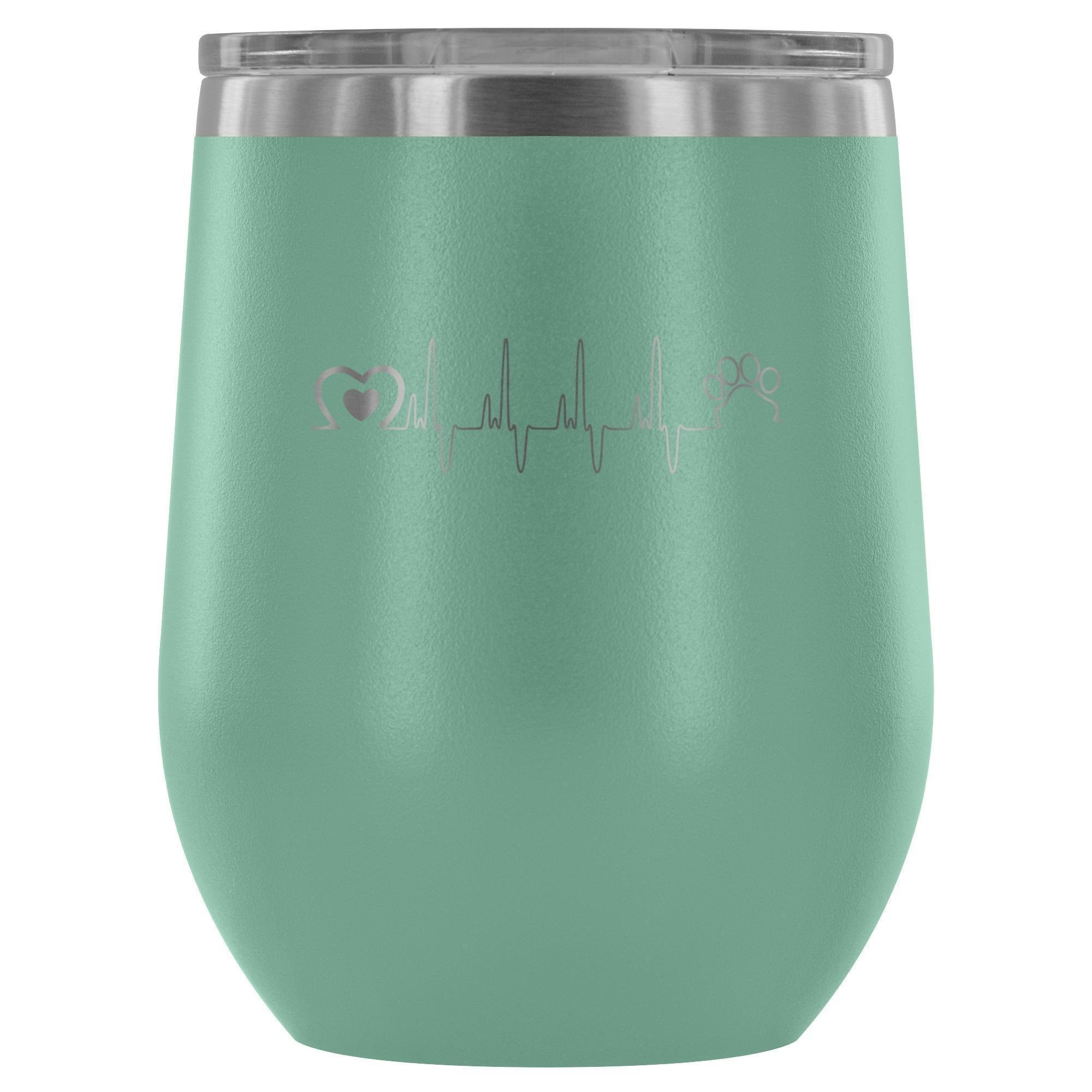 Animal Love Beat 12oz Stainless Steel Wine Tumbler