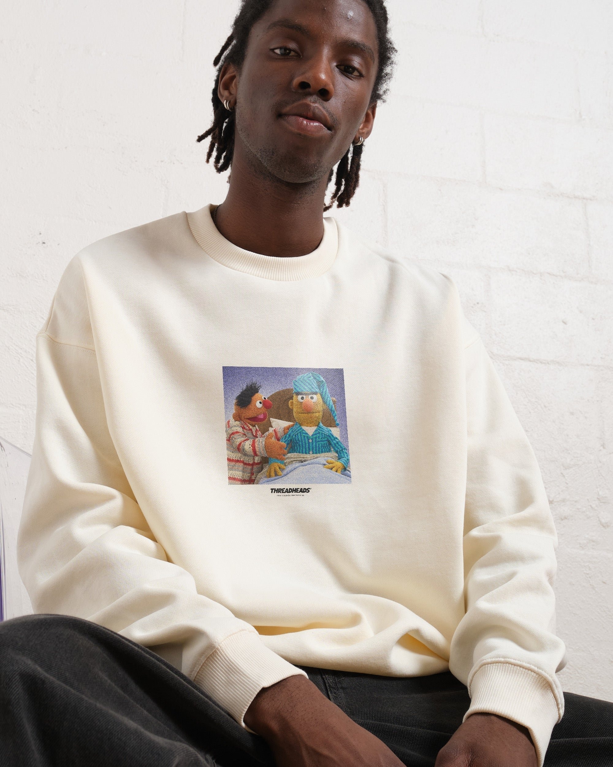 Annoyed Bert Sweatshirt Sesame Street Premium Graphic Sweatshirt