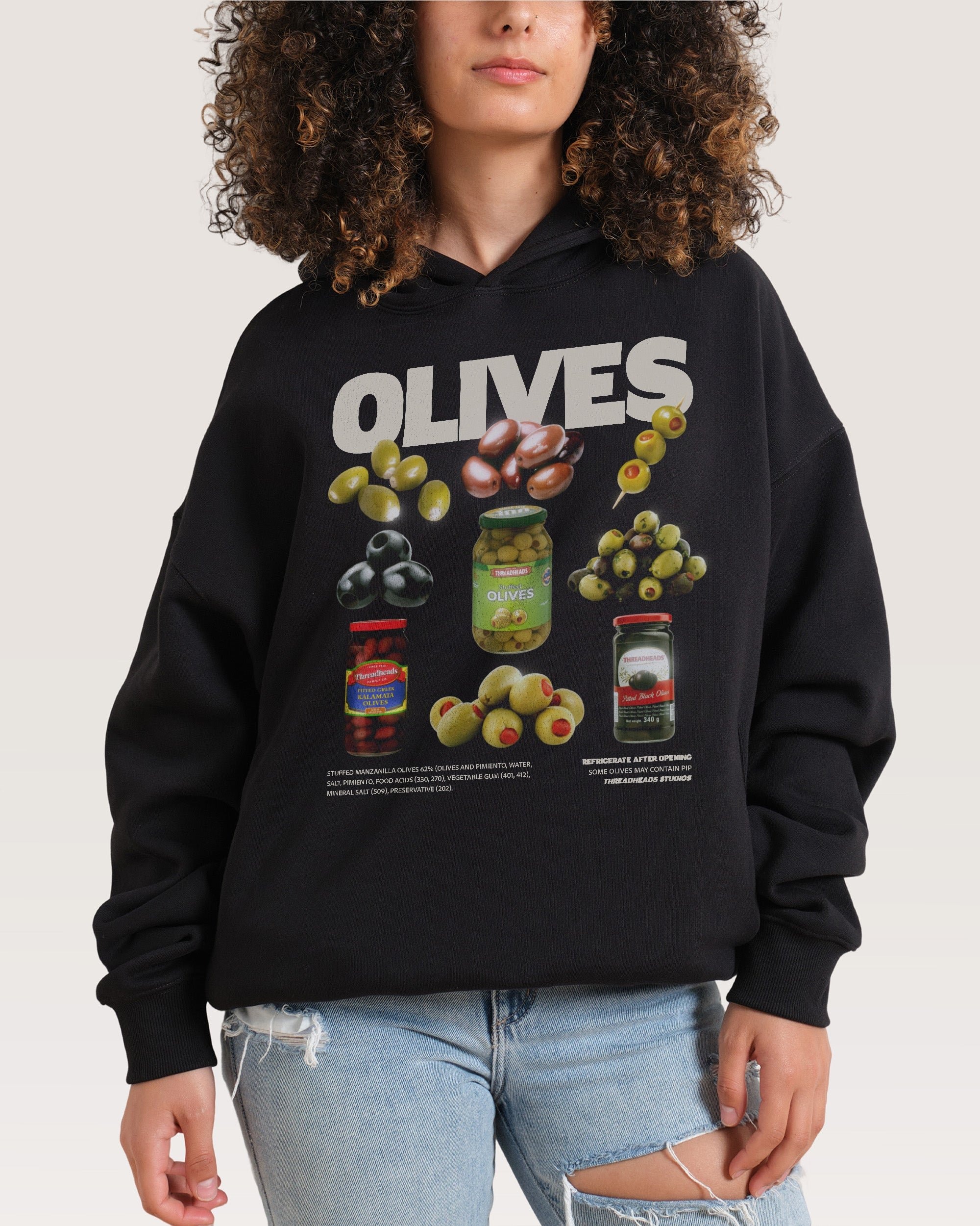 Olives Hoodie - Premium Unisex Graphic Hoodie 340 GSM Cotton Blend