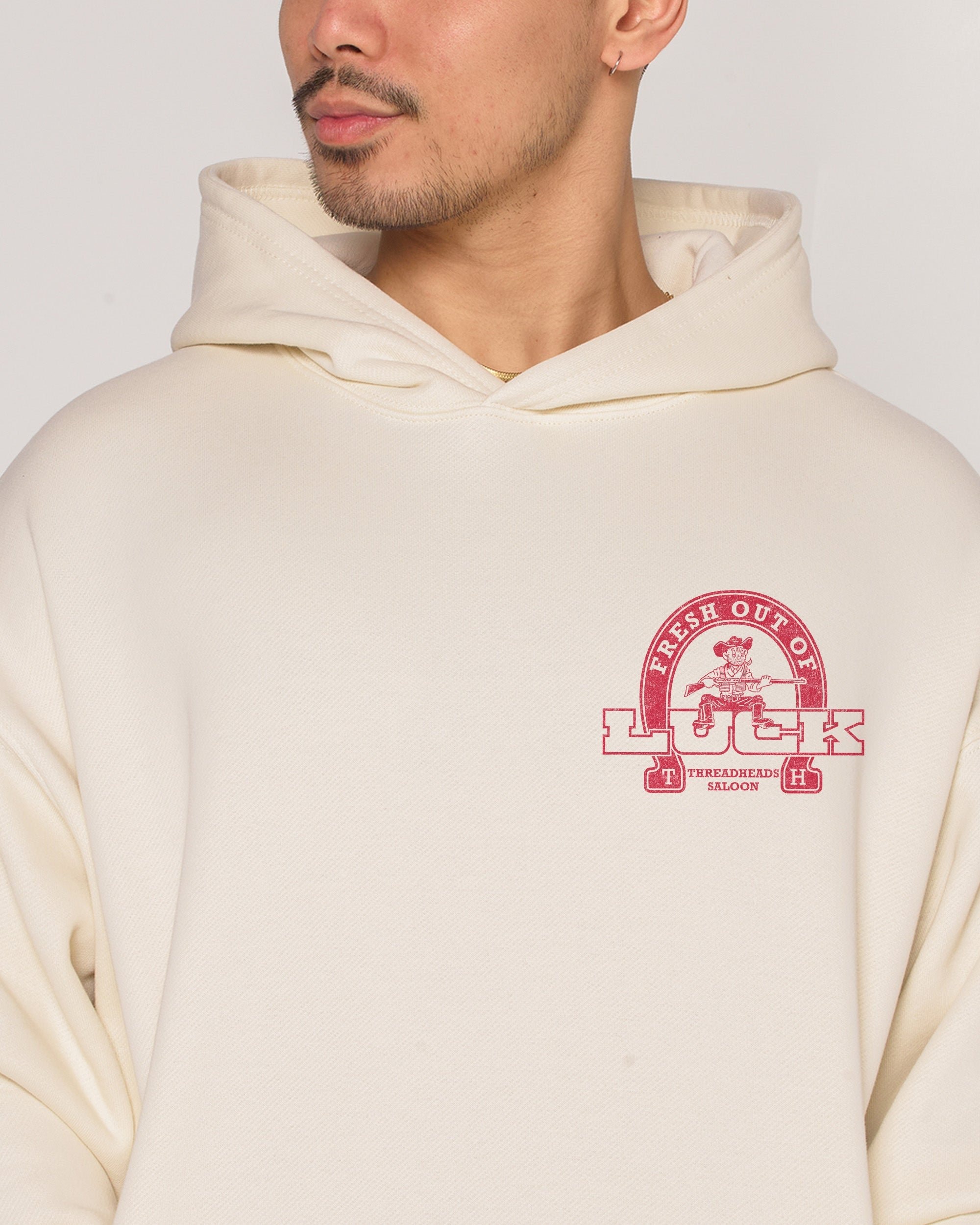 Fresh Out of Luck Hoodie - Premium Unisex Graphic Hoodie 340 GSM Cotton Blend