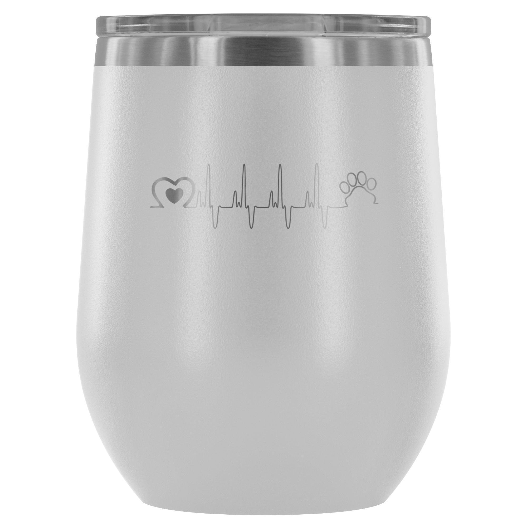 Animal Love Beat 12oz Stainless Steel Wine Tumbler