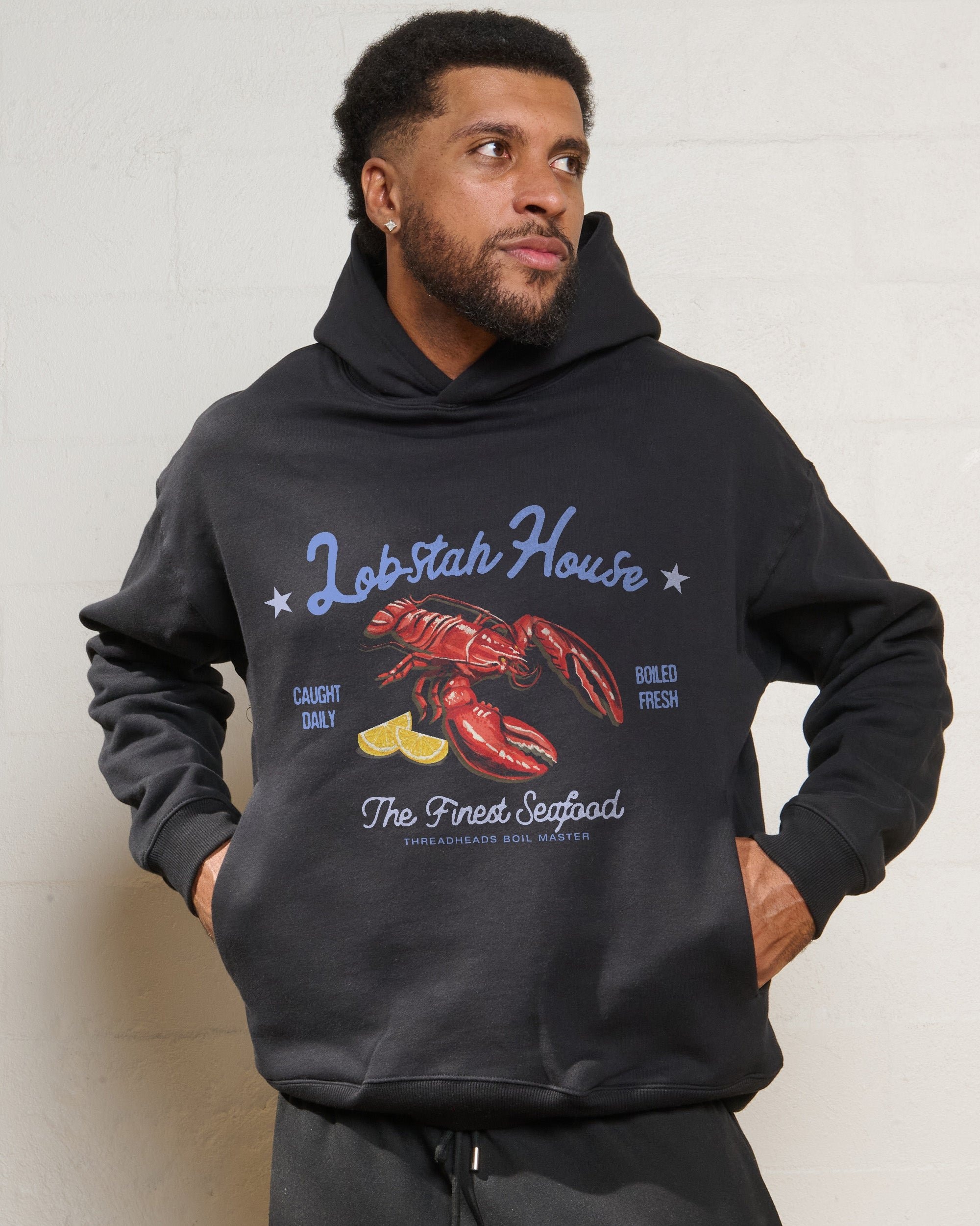 Lobstah Hoodie - Premium Unisex Graphic Hoodie, 340 GSM Cotton Blend