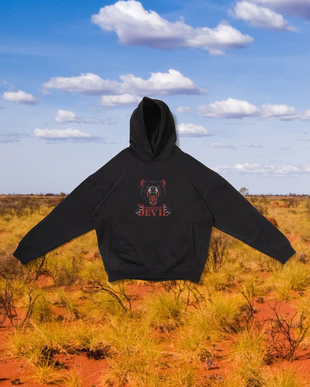 The Devil Hoodie - Premium Unisex Graphic Hoodie 340 GSM Cotton Blend