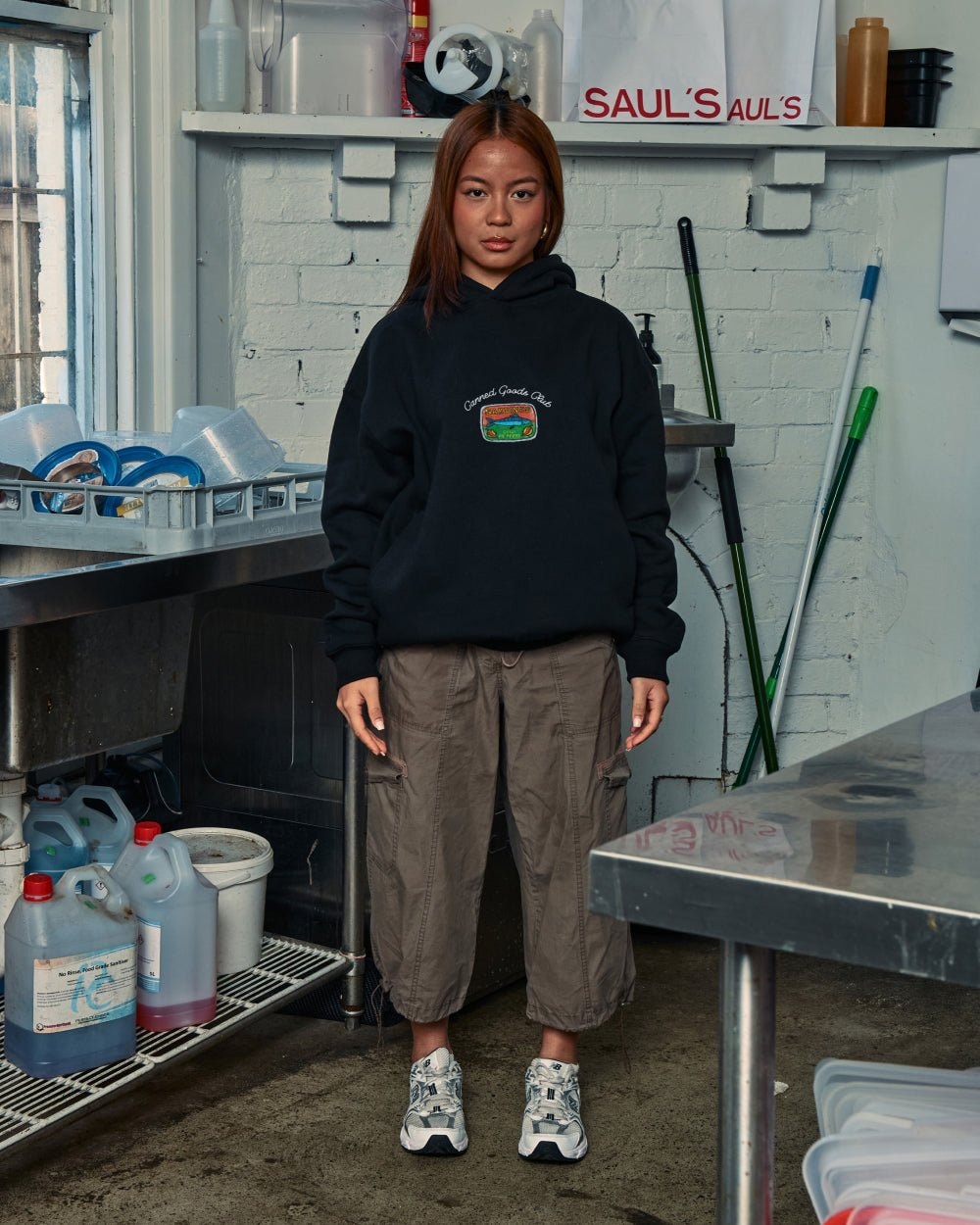 Canned Goods Hoodie - Premium Unisex Graphic Hoodie 340 GSM Cotton Blend