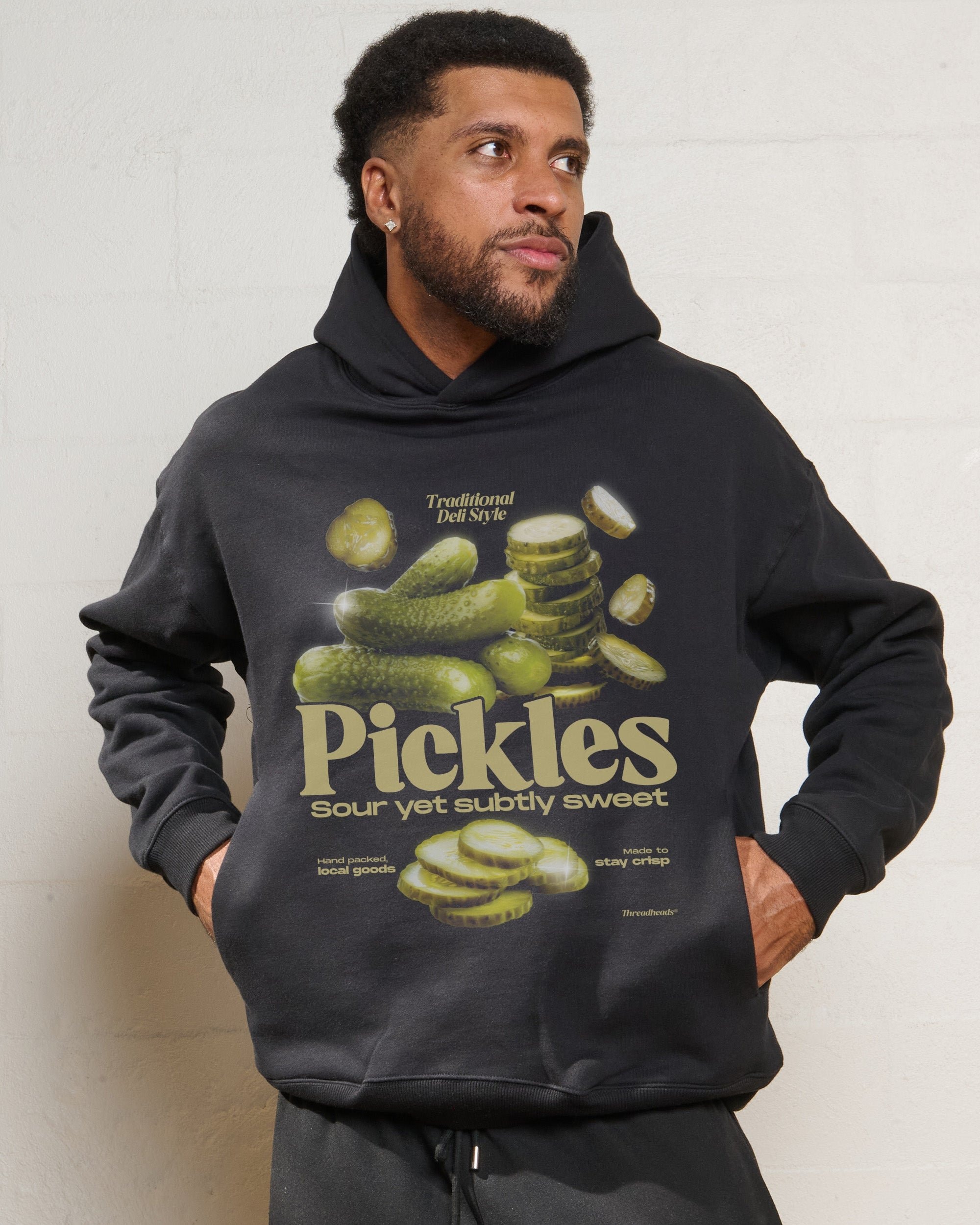 Sour Yet Sweet Pickles Hoodie - Premium Unisex Graphic Hoodie 340gsm Cotton Blend
