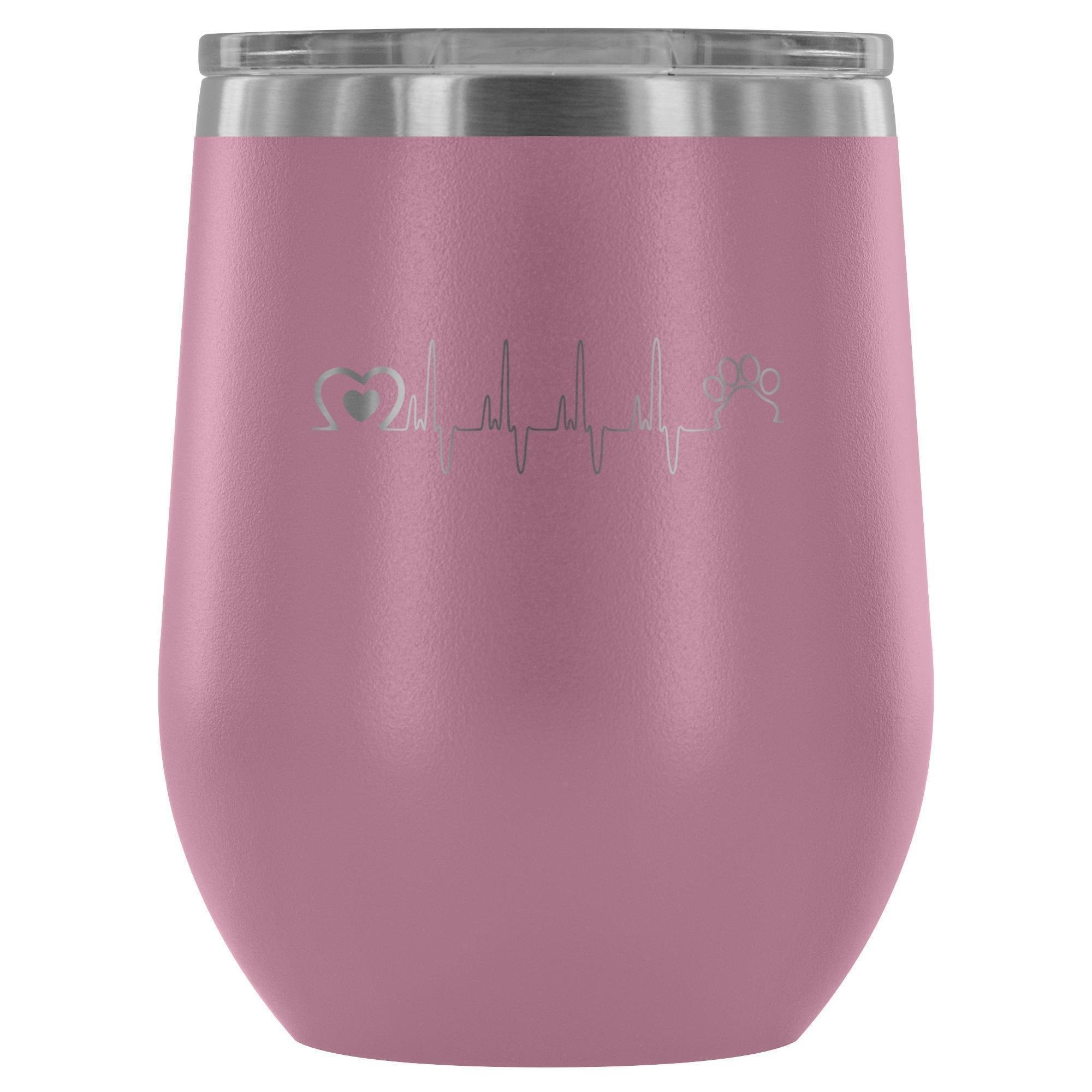 Animal Love Beat 12oz Stainless Steel Wine Tumbler