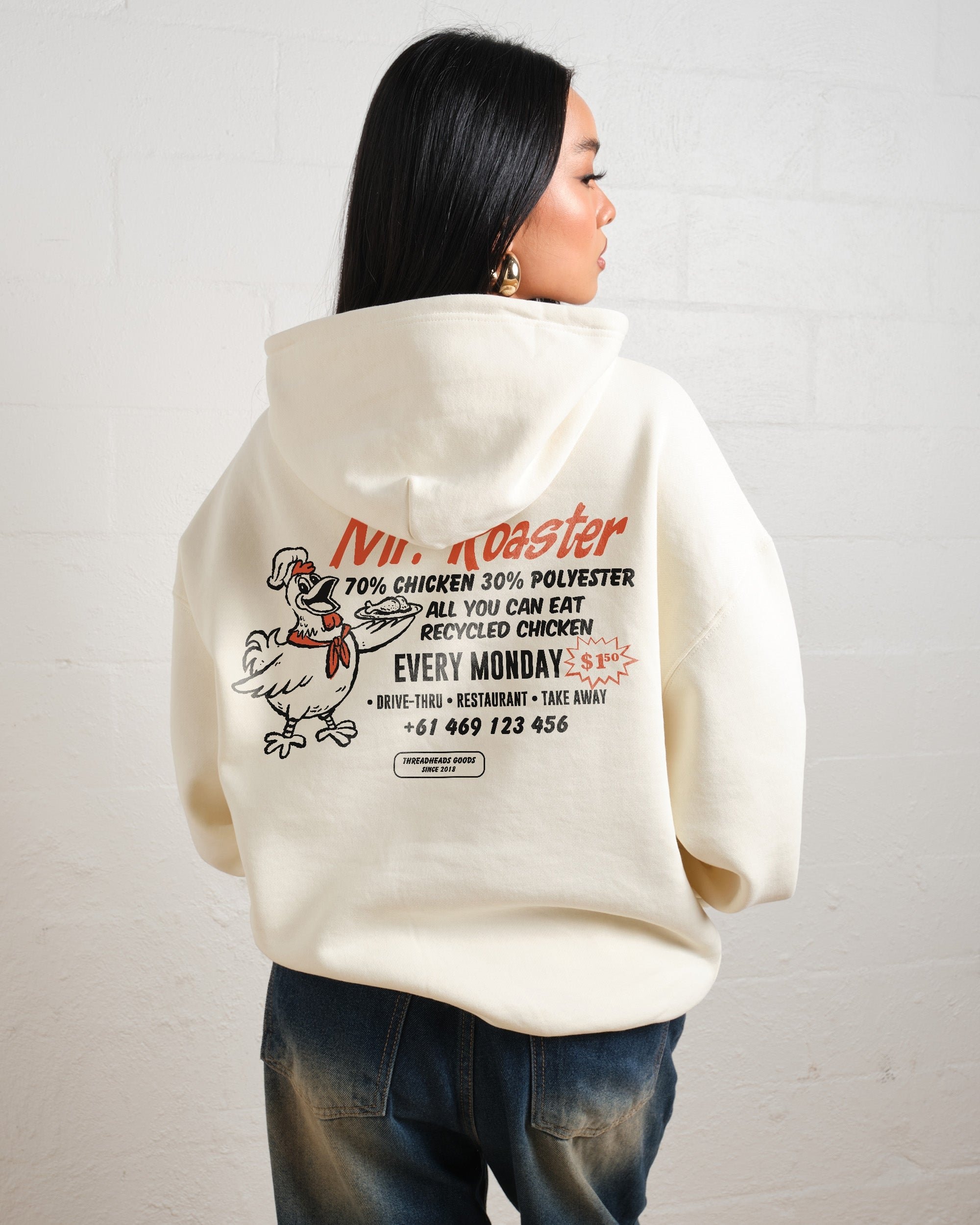 Mr. Roaster Fried Chicken Hoodie - Premium Unisex Graphic Hoodie