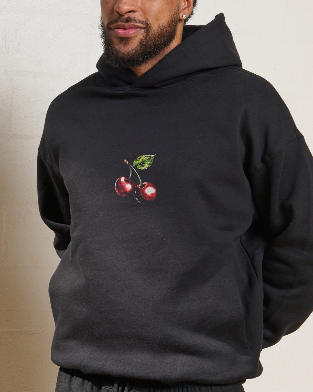 Cherry Drip Hoodie - Premium Unisex Graphic Hoodie 340 GSM Cotton Blend